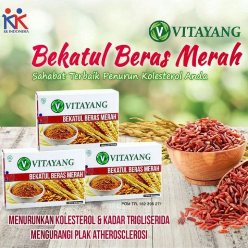 

Herbal Vitayang Beras Merah Original Ampuh Atasi Kolestrol (@30Tablet)