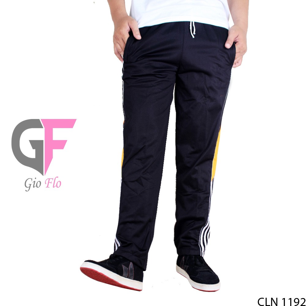 GIOFLO Celana Olahraga Panjang Cowok Keren Yellow / CLN 1192