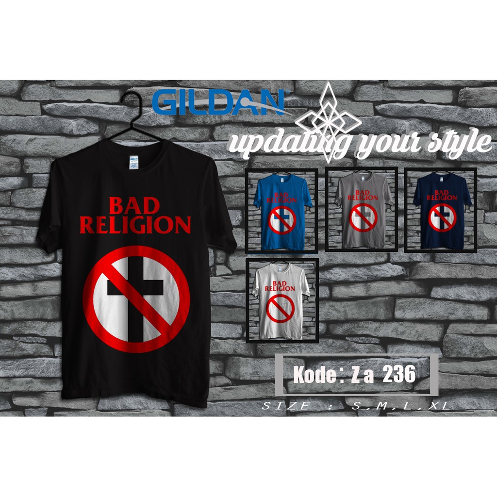 kaos bad religion original gildan za236