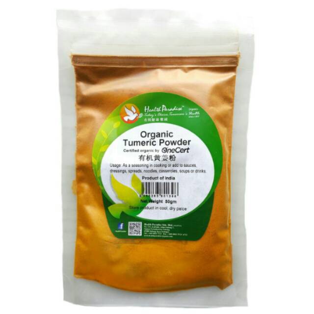 

Health Paradise Organic Tumeric Powder /bubuk kunyit 50gr sehat, murah