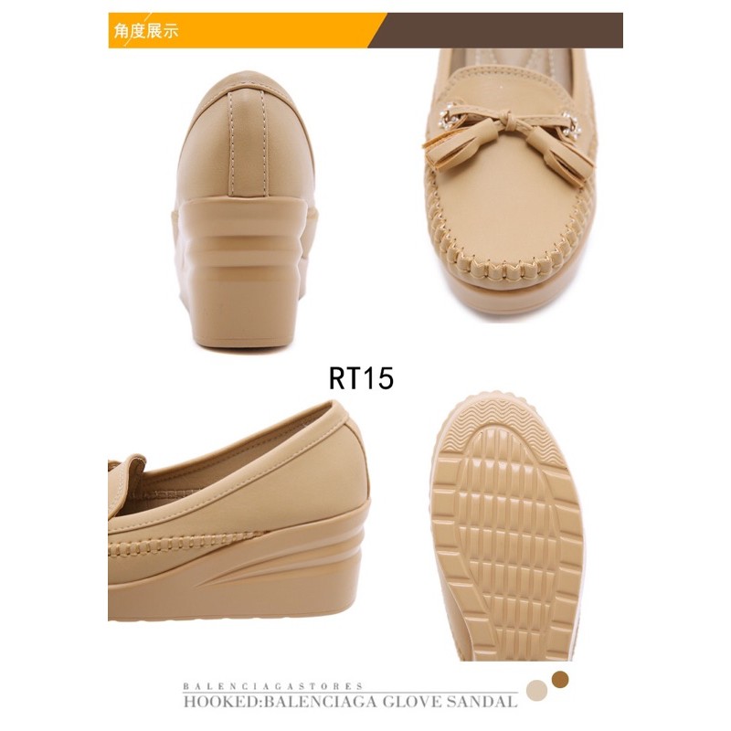 Kelsey Sepatu Kerja Wanita / Sepatu Wedges 6,5 Wanita RT15