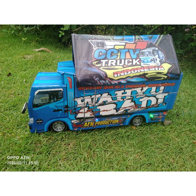 miniatur trek oleng new Wahyu abadi warna biru lengkap variasi