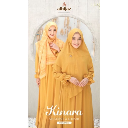 FS Gamis Syari Kinara Set Original Branded by Alhijaz