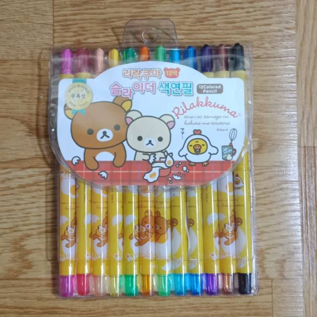 

ORI KOREA Crayon 12 C Rilakkuma READY STOCK
