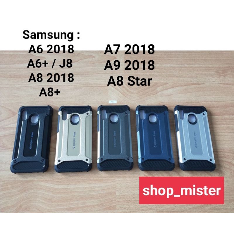 Hardcase Armour Anti Shock Hard Case Robot Samsung A6 2018  A6+/J8  A6 Plus  A8 2018  A8+ A8 Plus A7