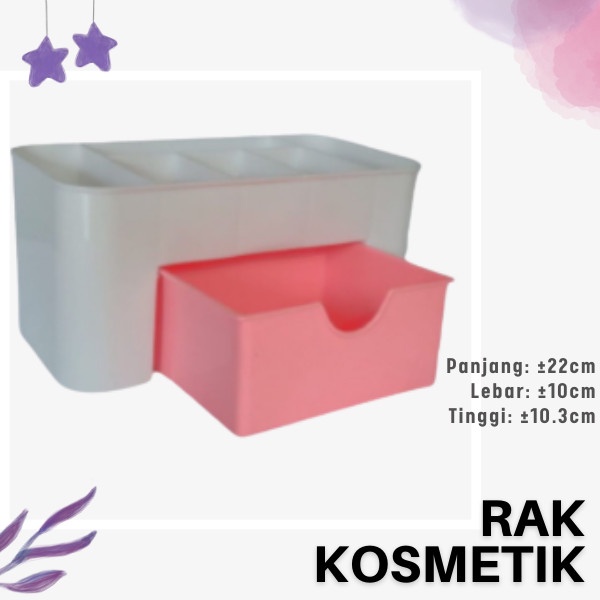 RAK KOSMETIK MINI STORAGE LACI MAKE UP / WADAH SKIN CARE PERHIASAN SERBAGUNA