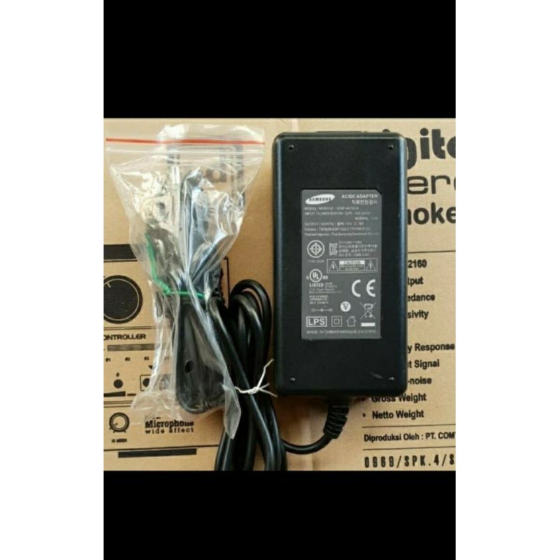 adaptor samsung 12v 5a input ac 100-240v
