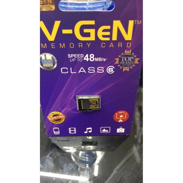 MEMORY CARD VGEN MICRO SD CARD 32 GB CLASS 6 ORIGINAL VGEN