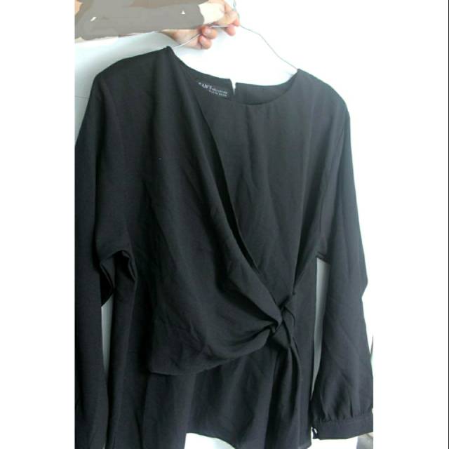 Atasan + kulot hitam