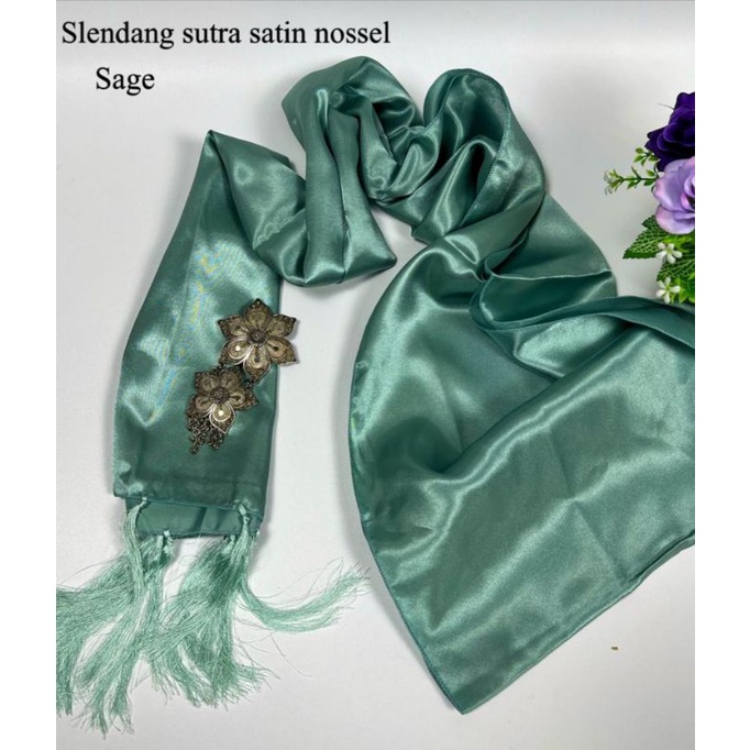 Selendang Bali satin sutra nossel-13