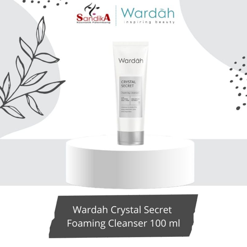 Wardah Crystal Secret Foaming Cleanser (NEW) (100% Original)