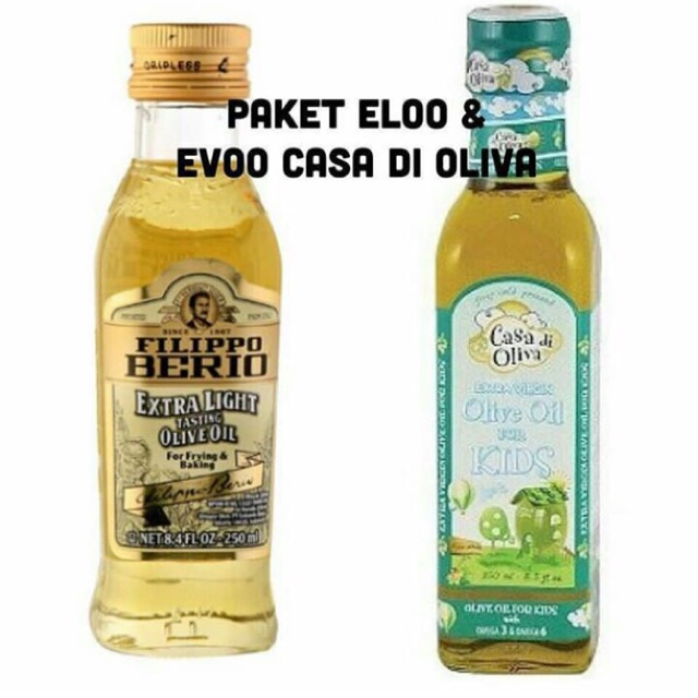 

Paket EVOO casa di oliva dan ELOO filippo berio