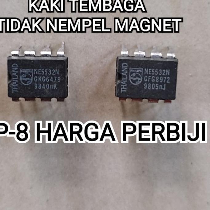 ✨ ⚡ale IC NE5532 ORIGINAL PHILIPS ORI PHILIPS THAILAND KAKI TEMBAGA DIP-8 paling murah