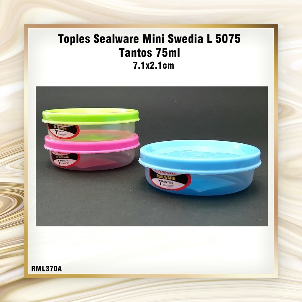 [1kg 22pcs] Toples Sealware Mini Swedia 5075 Tantos 75ml