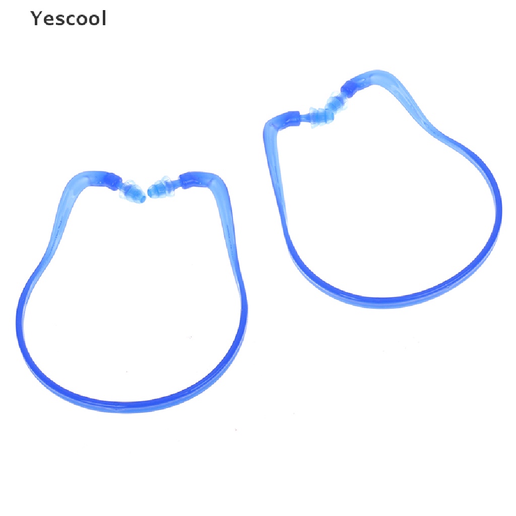 Yescool 1Pc Ear Plug Pelindung Telinga Mengurangi Suara Bising Warna Acak