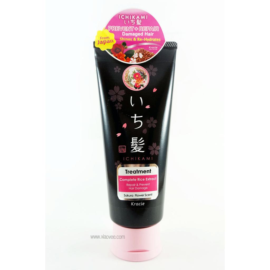KRACIE ICHIKAMI HAIR TREATMENT 200GR FOR DAMAGED HAIR SOLUSI RAMBUT RUSAK CONDITIONER HAIR CARE