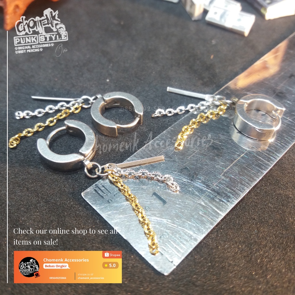 anting korea anting pria anting tindik anting gantung jepit titanium anting korea anting pria anting tindik anting gantung jepit titanium.