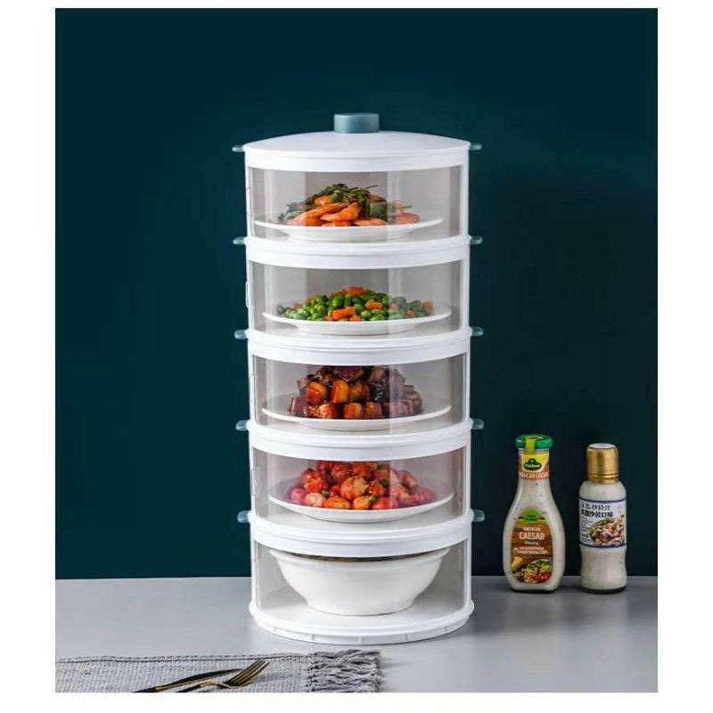 Multilayer Food Storage Layer rak makanan 5 susun tudung saji penyimpanan lauk pauk original