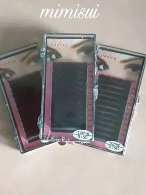 NAVINA Eyelash Extension/Lash Beauty Eyelash Extension/Bulumata Mix Size/Navina Bulumata palsu