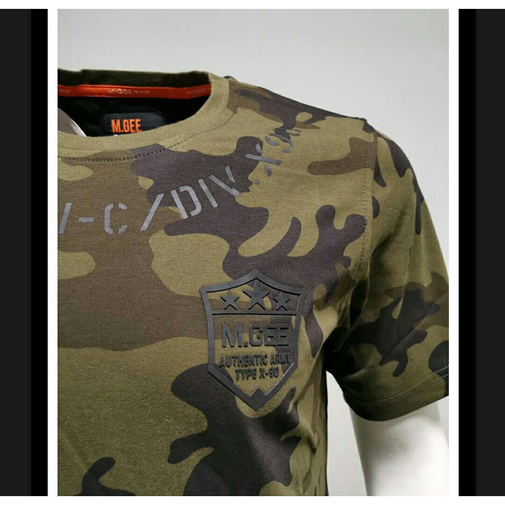  Kaos  Army  Lengan Pendek Pria MGee 3451C Original Zulu 008 