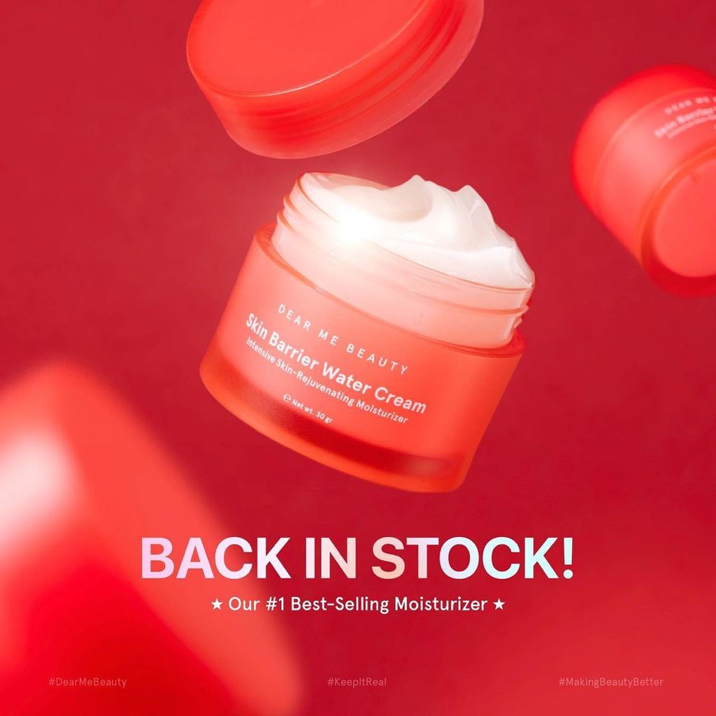 Dear Me Beauty Skin Barrier Water Cream 30gr - Krim Pelembab Wajah | Duta kosmetik