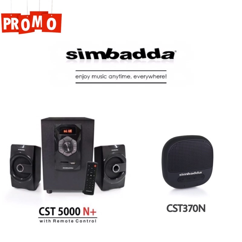 Promo Paket Speaker Simbadda Cst5000n plus + Cst370n