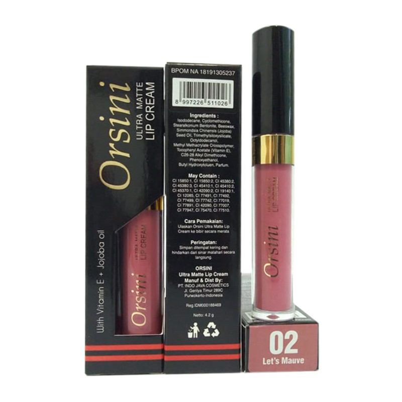 Orsini Ultra Matte Lip Cream