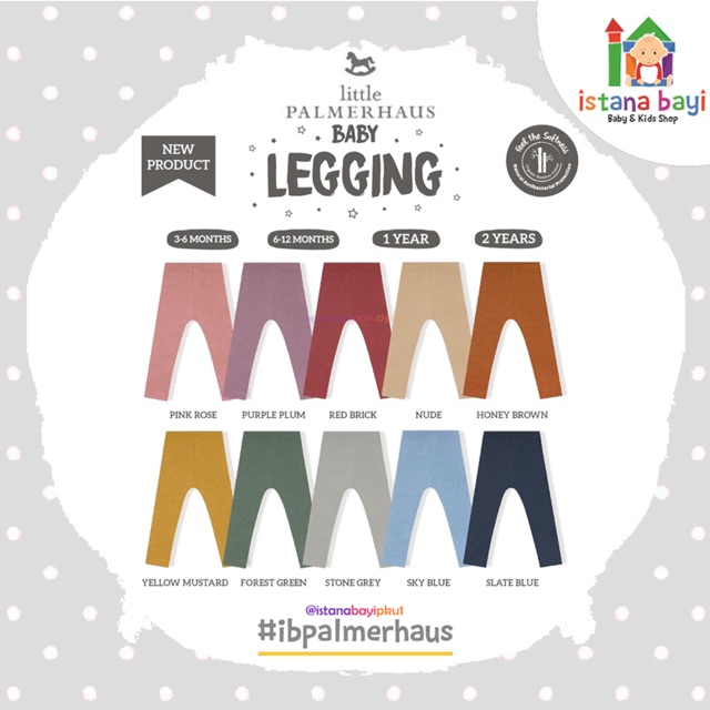 Little Palmerhaus Baby Legging - Leging Bayi Palmerhaus/Leging anak Murah