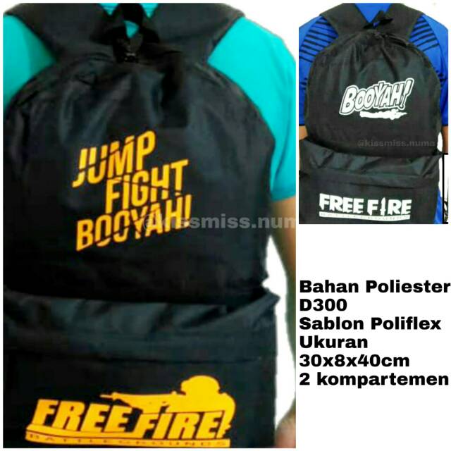 Bisa Cod Tas Ransel Sekolah Freefire Obral Murah