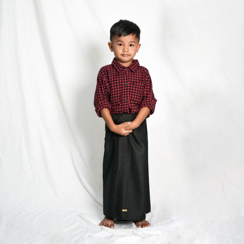 Sarung Adha Premium Anak Sarong katun Fashion Muslim cowok Perlengkapan Ibadah Sholat Aksesoris Pria
