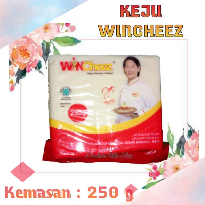 

Keju Wincheez 250 g / Keju parut win cheez / keju cheddar