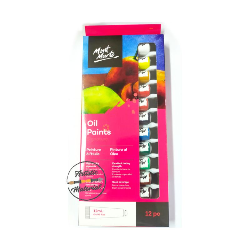 

Mont Marte Oil Paints Set 12x12 Warna 81383