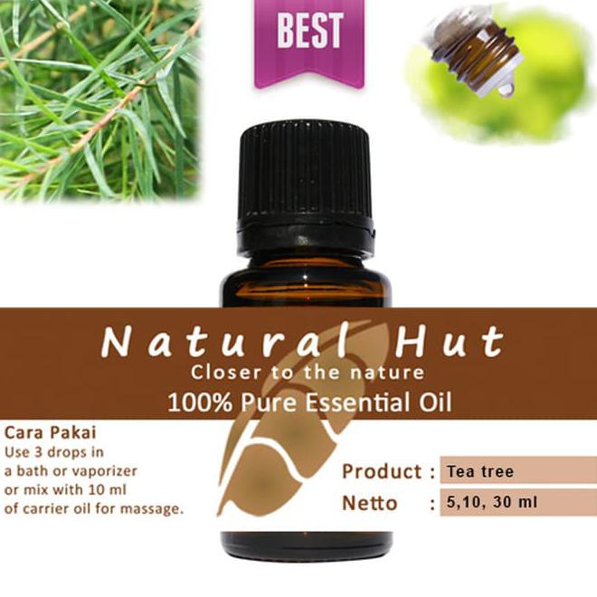 LUS5 100% PURE ESSENTIAL OIL (TEA TREE) - 30ML 1U8I