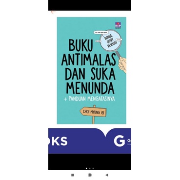 buku anti malas dan suka menunda