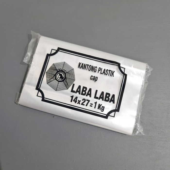 Kantong Plastik Laba Laba Bening 14x27Cm