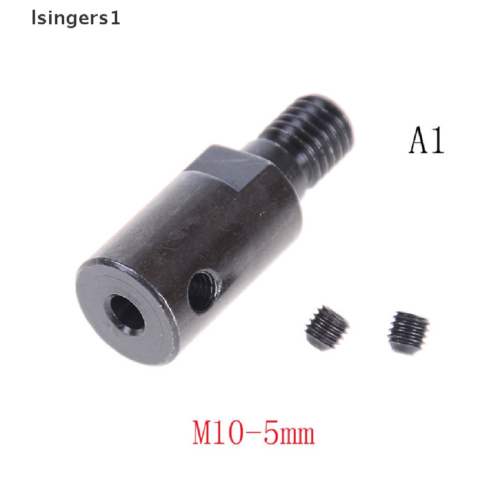 (lsingers1) Adaptor Konektor Arbor Mandrel M10 Shank 5mm / 8mm / 10mm / 12mm