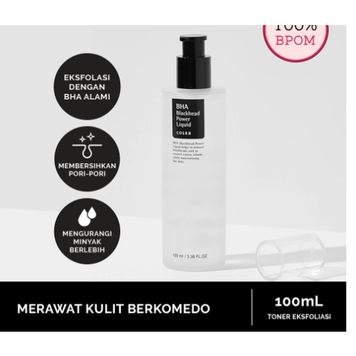 ☘️Yuri Kosmetik☘️ COSRX BHA Blackhead Power Liquid 100mL
