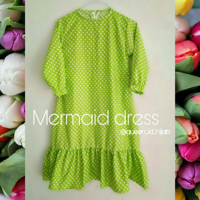 Gamis POLKADOT ANAK GAMIS ANAK POLKA  grosir 7-10 tahun