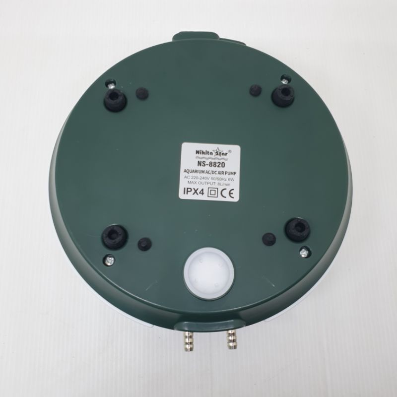 Aerator portable ac/dc nikita star ns 8802 airpump 2 lubang