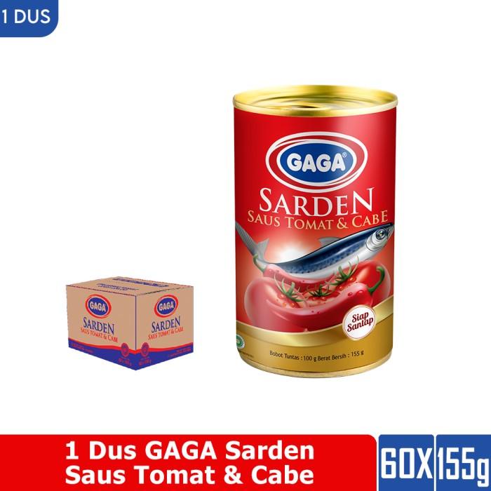 

Kaleng | Gaga Sarden Tomato Chili 155 (1 Dus = 60 Pcs)