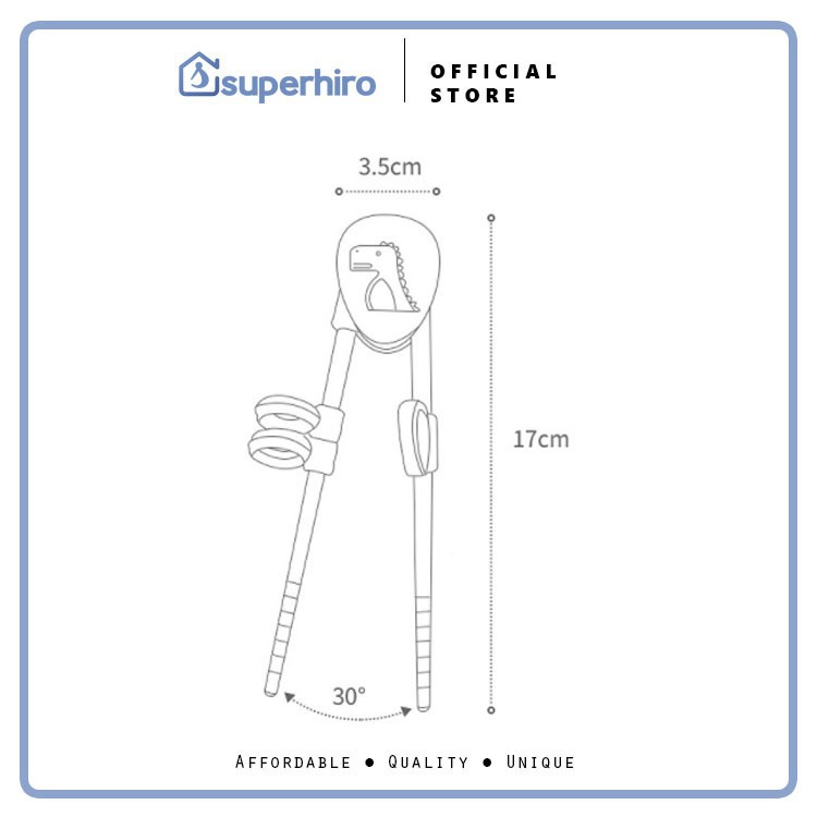 Training chopstick / sumpit latihan anak Balita Stainless Karakter