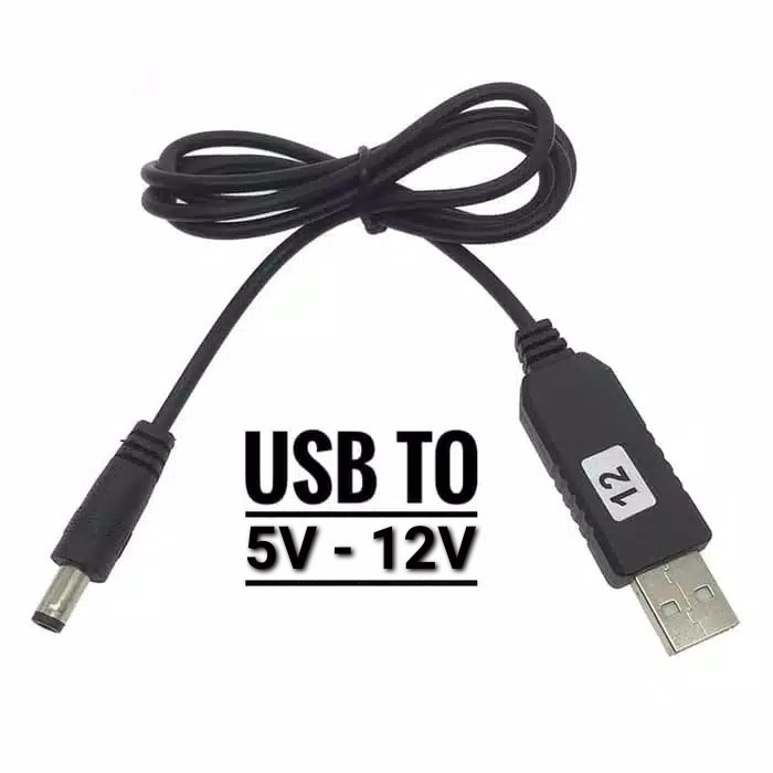 Step Up USB 5V to 12V DC untuk router (varian)