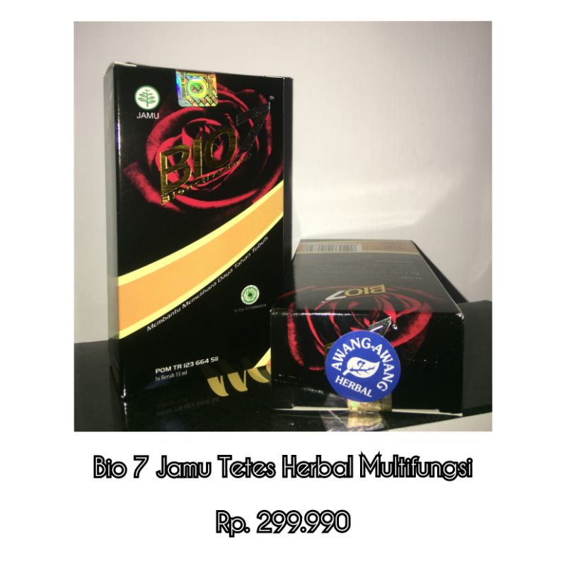 Bio 7 Jamu Tetes Herbal Multifungsi