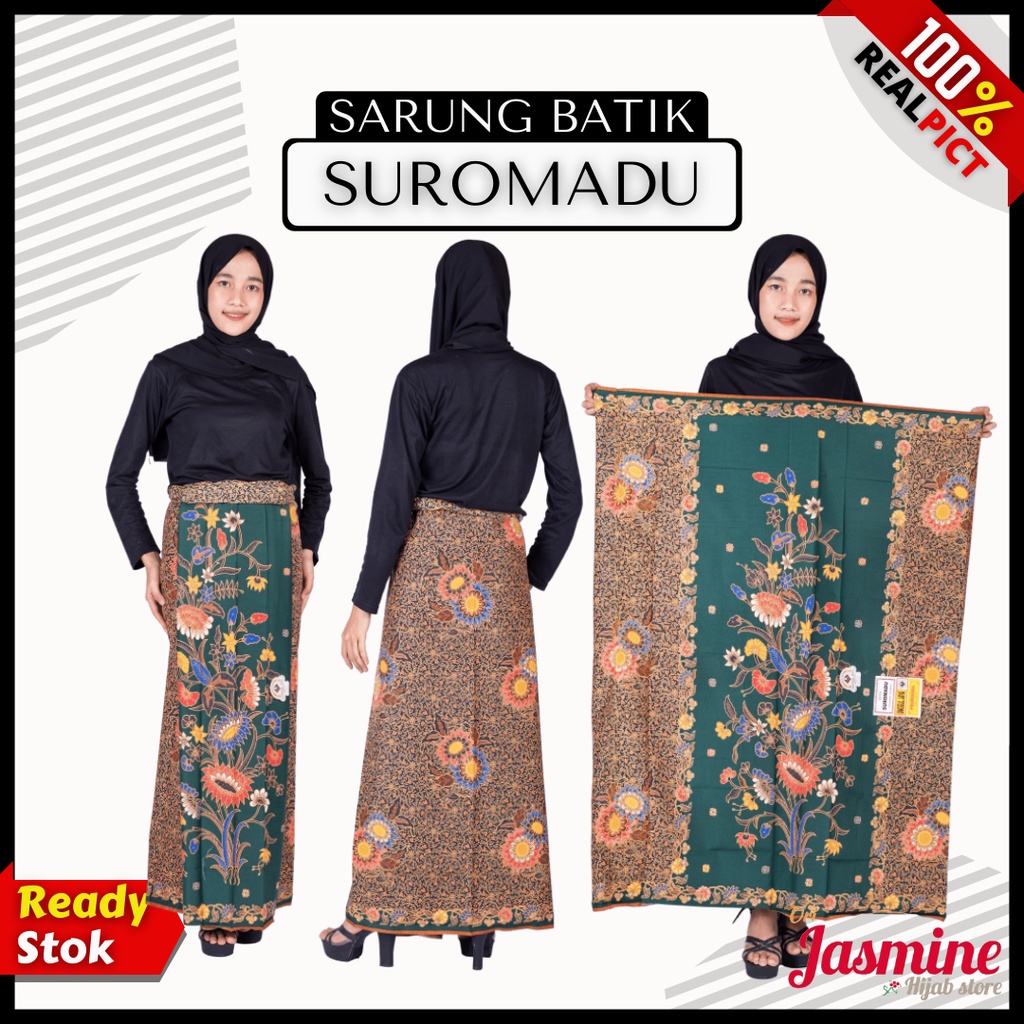 Sarung Batik Wanita Suromadu Bahan Katun Primisima Unggul Jaya