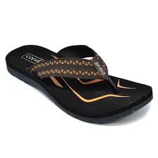 (PROMO DAN ECERAN)Carvil Cakra Black Brown Size 38-44 / Sandal jepit carvil/ Sandal casual ori