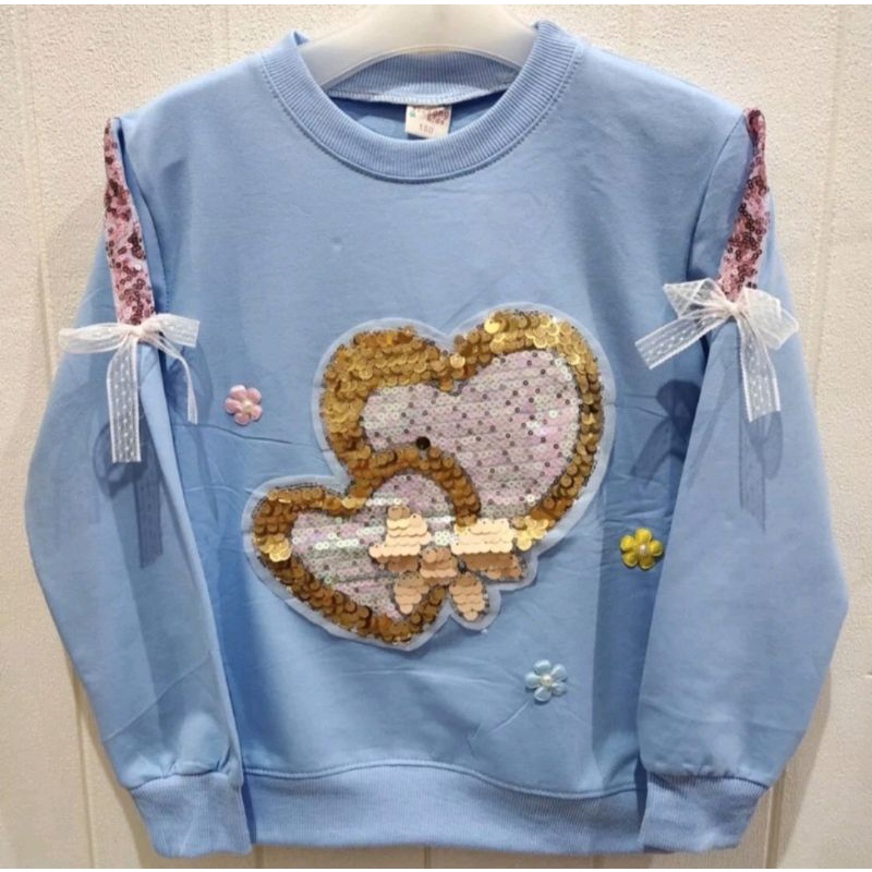 SWEATER ANAK PEREMPUAN IMPORT USIA 4-11 TAHUN - SWEATER ANAK IMPORT