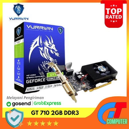 VGA NVIDIA GT 710 2GB DDR3 - VGA VURRION GT 710 DDR3 2GB 64BIT