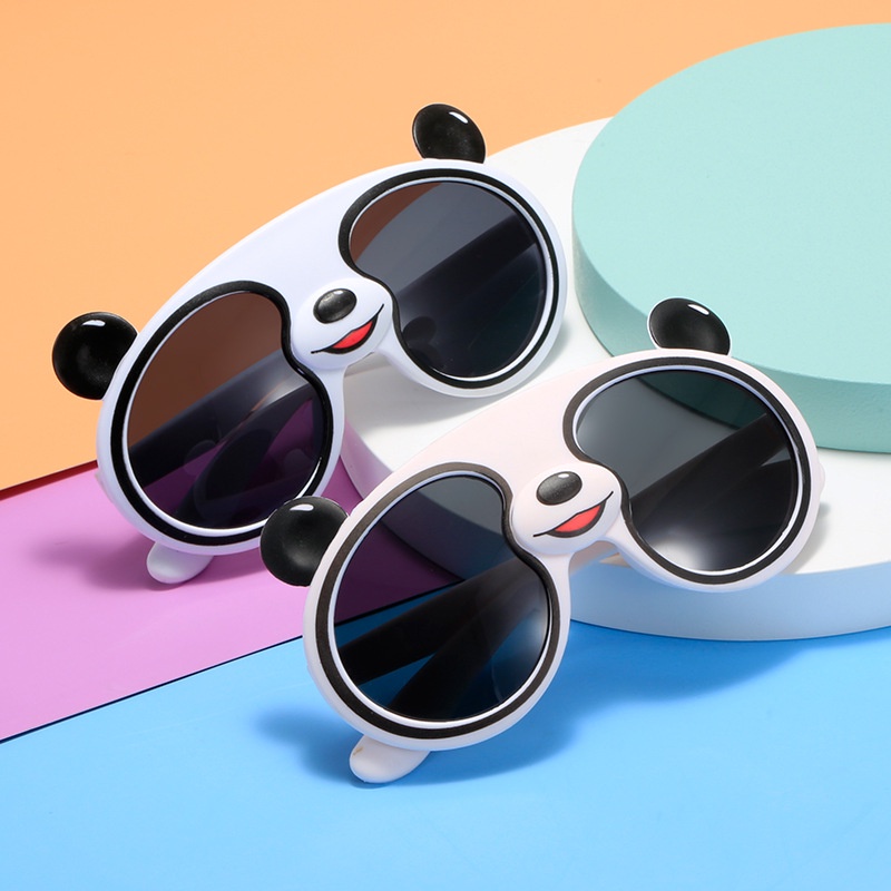 Kacamata Polarized Hitam Anak Model Panda New Trend / Fashion Kacamata Anak Terbaru Model Panda