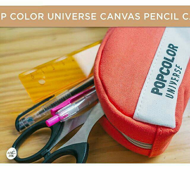 

Pop Color Universe Canvas Pencil Case