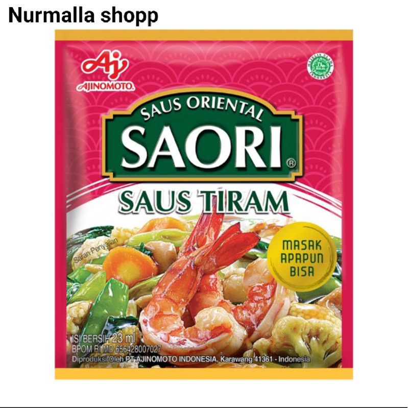 Saori® Saus Tiram Sachet 23ml Saos Oriental Oyster Sauce